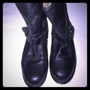 Born Alll Leather Biker Boots